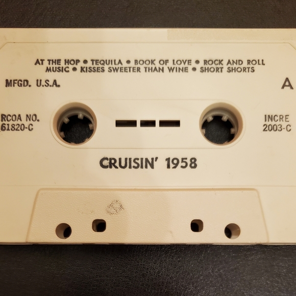 1958 ROCK&ROLL TUNES ~ CASSETTE TAPE - Picture 2 of 3